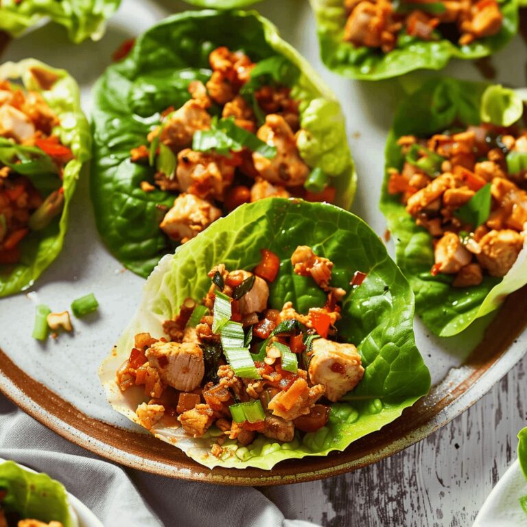 Zesty Asian Chicken Lettuce Wraps Recipe