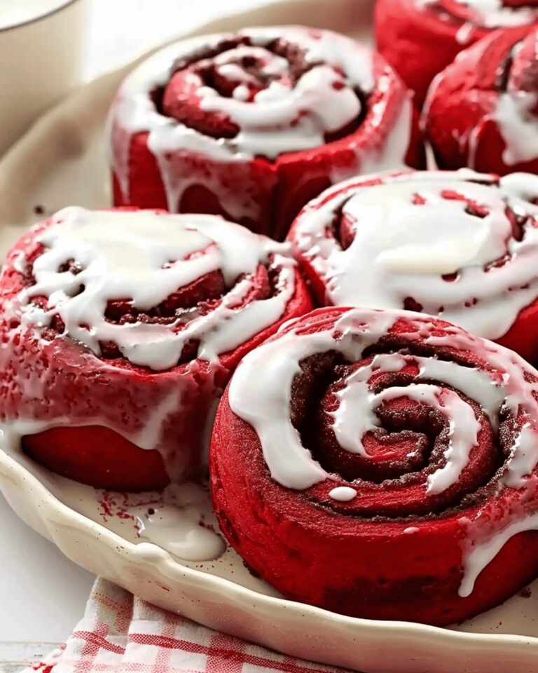 Red Velvet Cinnamon Rolls Recipe