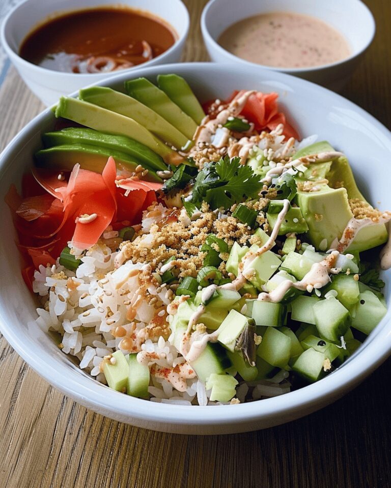 Crunch Roll Sushi Bowl Recipe