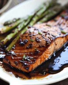 Balsamic Glazed Salmon Recipe