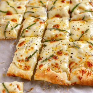 Creamy White Garlic Bliss Pizza Recipe