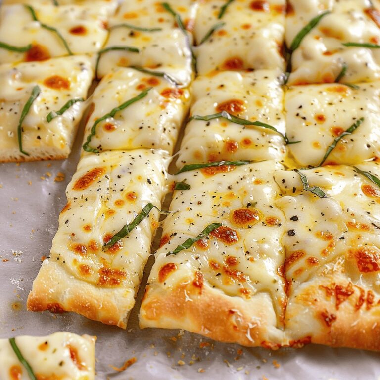Creamy White Garlic Bliss Pizza Recipe