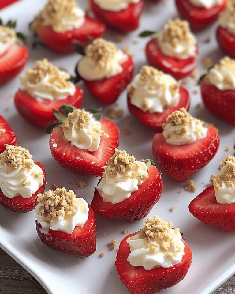 Deviled Strawberries Recipe