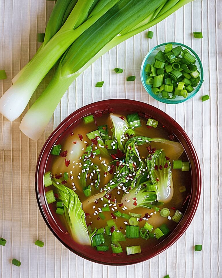 Clear Bok Choy Soup Recipe