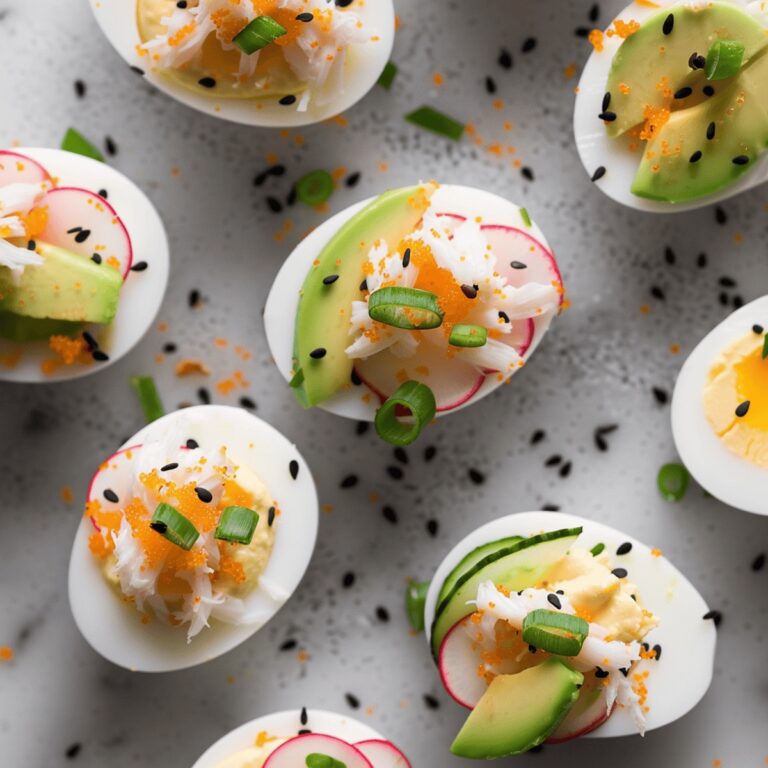 Zesty Crab Deviled Eggs Recipe