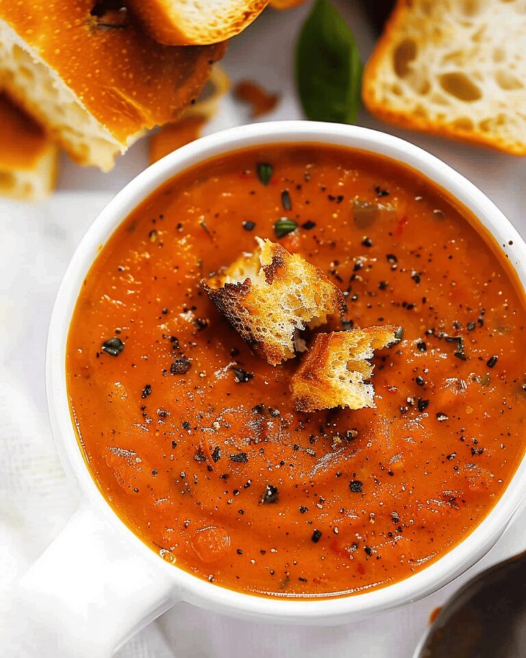 Roasted Tomato Basil Soup Recipe