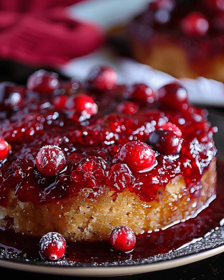Cranberry Pineapple Upside-Down Cake Recipe