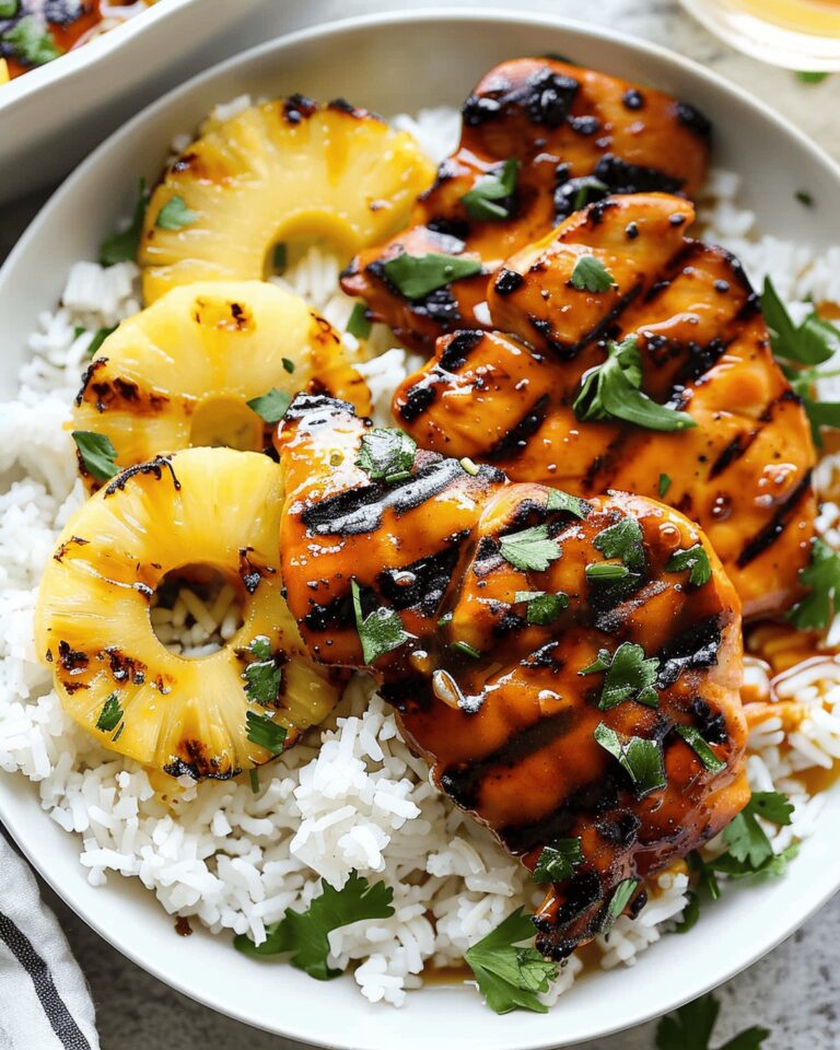 Hawaiian Chicken with Coconut Rice Recipe