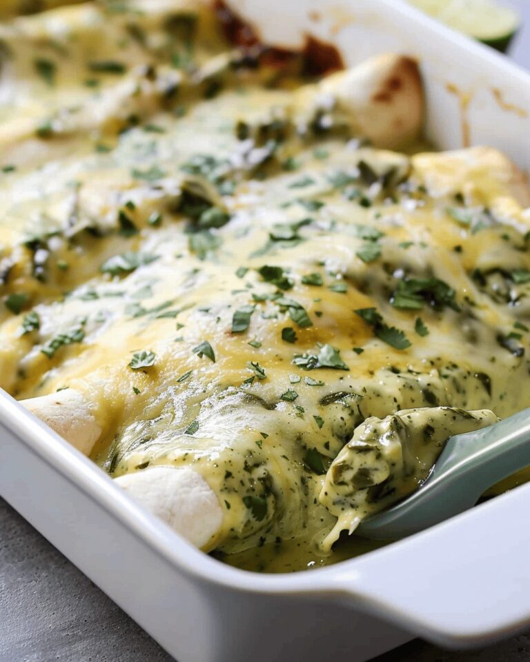 Creamy Poblano Chicken Enchiladas Recipe