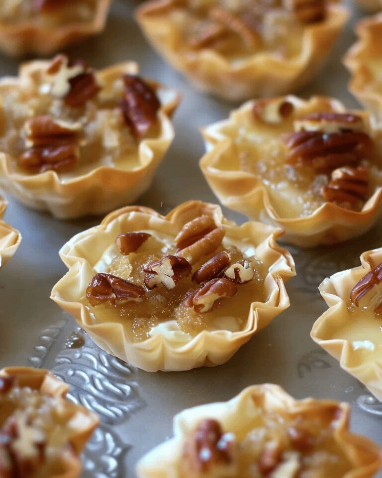 Crispy Bourbon Pecan Brie Bites Recipe