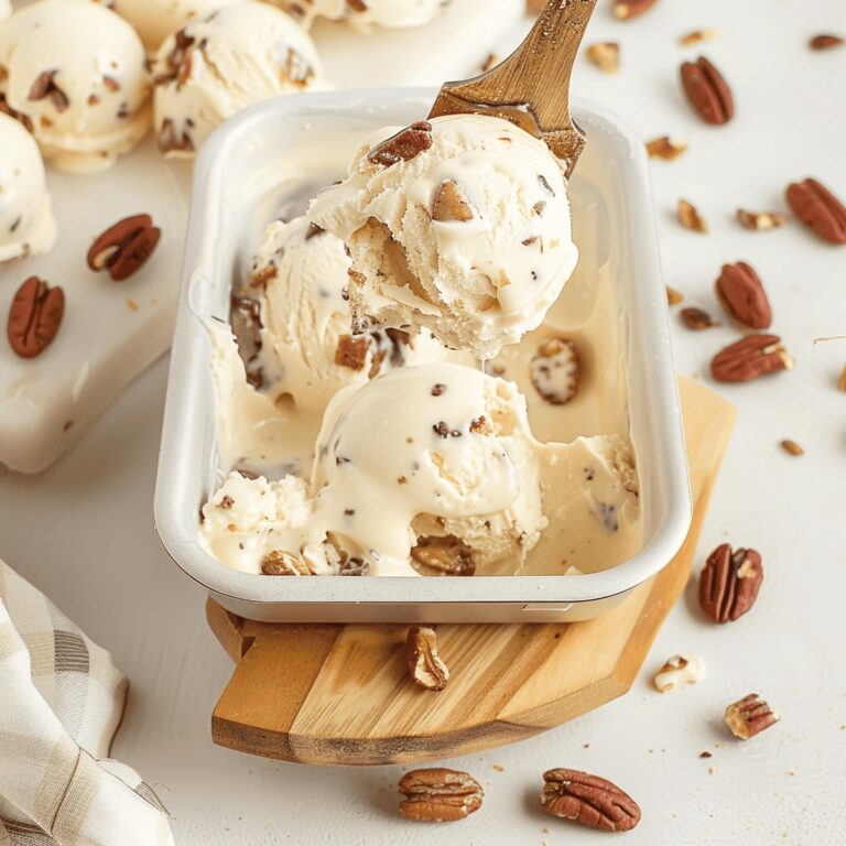 Creamy Butter Pecan Ice Cream Recipe