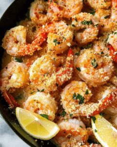 Golden Baked Shrimp Scampi Recipe