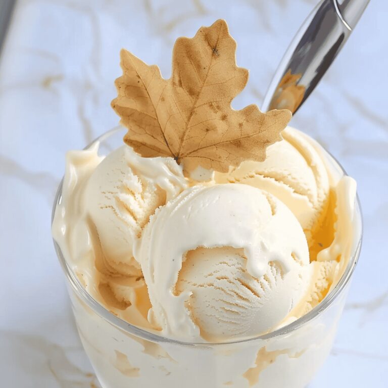 Creamy Maple Bliss Ice Cream Recipe