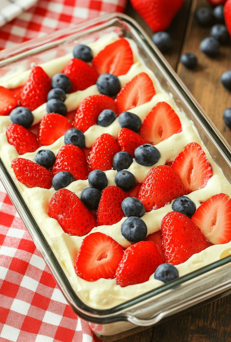 No Bake Summer Berry Icebox Cake Recipe