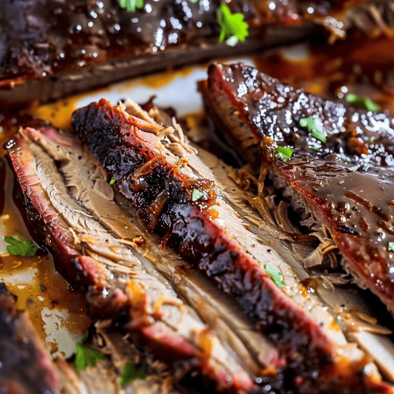 Tender Crockpot Smoky BBQ Brisket Recipe