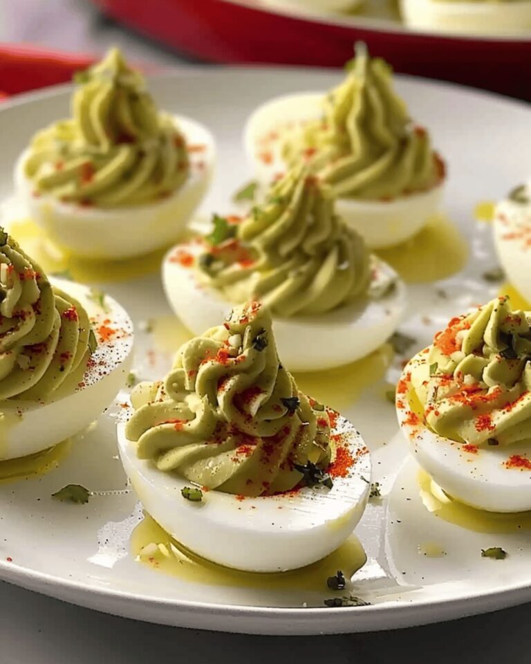 Tangy Pepperoncini Deviled Eggs Recipe