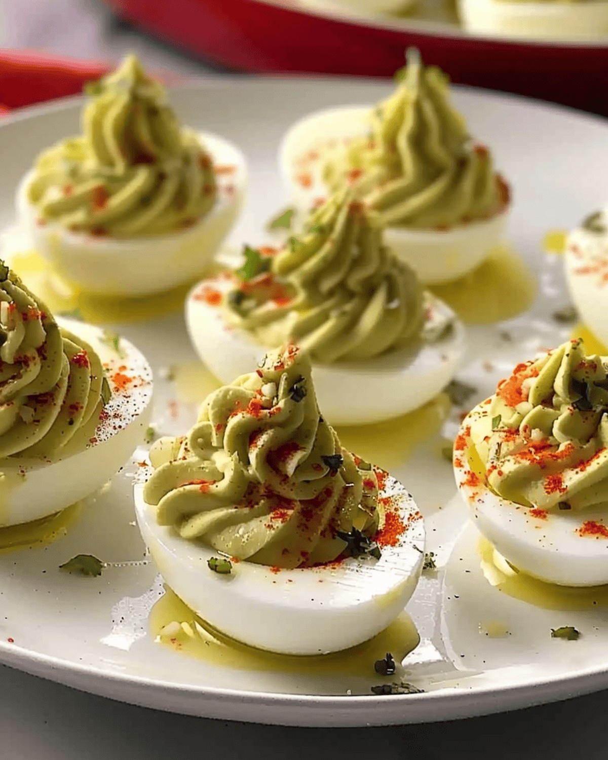 Tangy Pepperoncini Deviled Eggs Recipe
