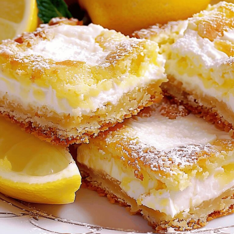 Creamy Lemon Cheese Bars Recipe