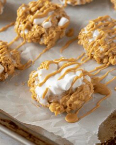 Crumbl No-Bake Marshmallow Peanut Butter Cornflake Cookies Recipe