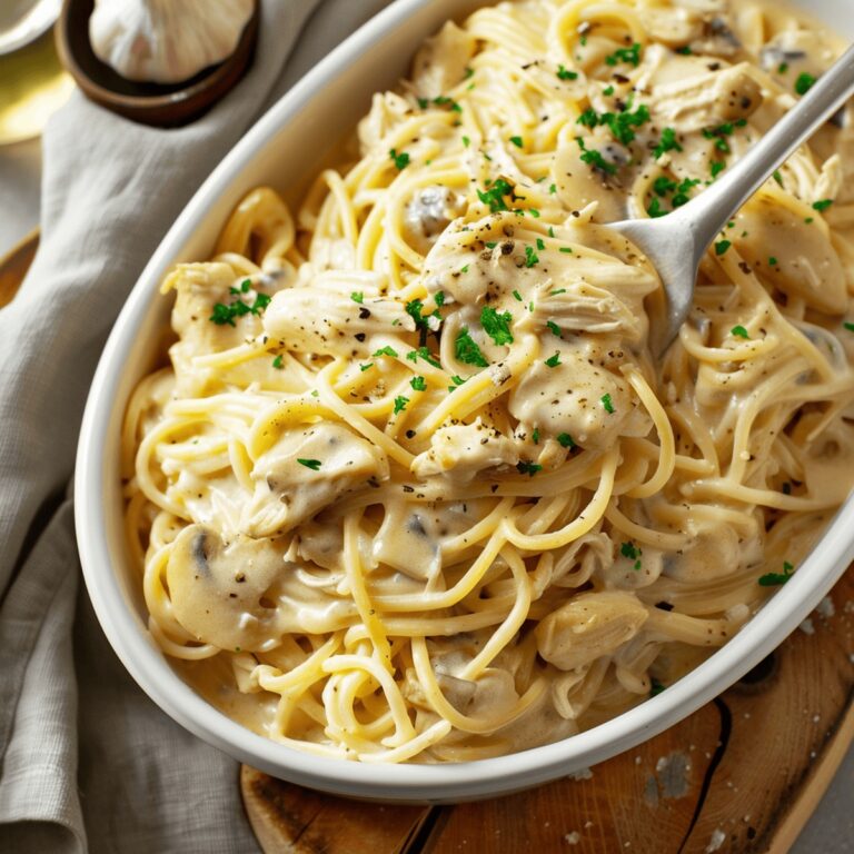 Creamy Chicken Tetrazzini Recipe