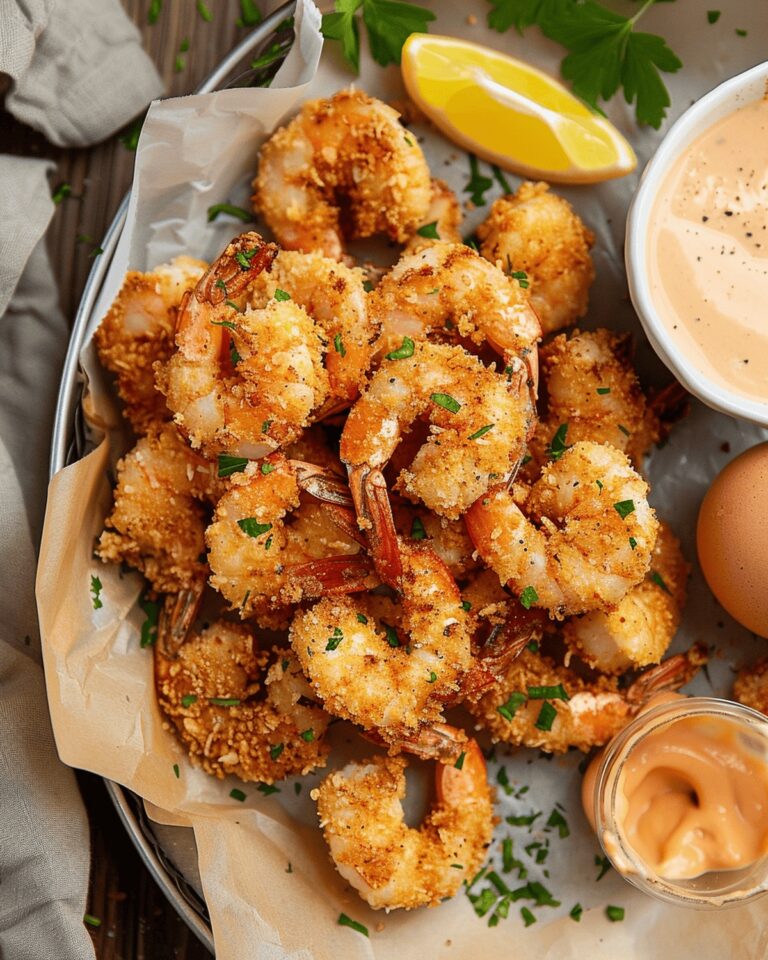 Air Fryer Fried Shrimp with Sriracha Mayo Recipe