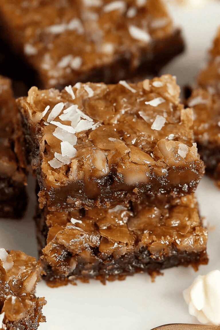 German Chocolate Brownies Recipe