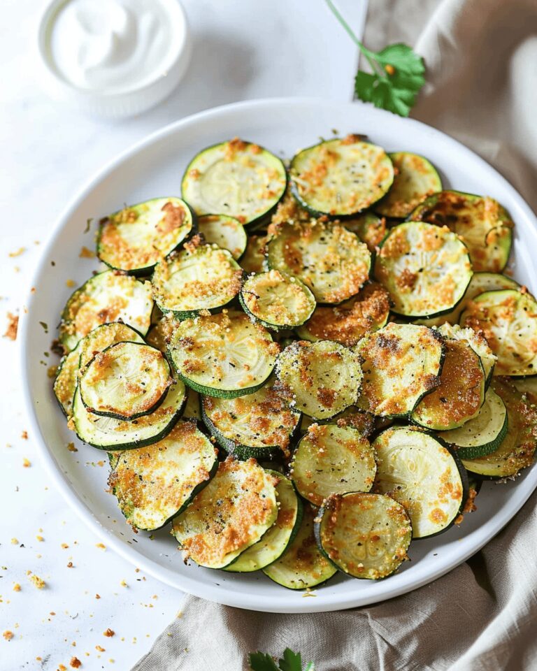 Crispy Baked Zucchini Chips Recipe