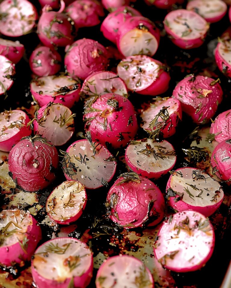 Crispy Dill Roasted Radishes Recipe