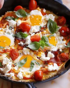 Savory Mediterranean Baked Eggs Recipe