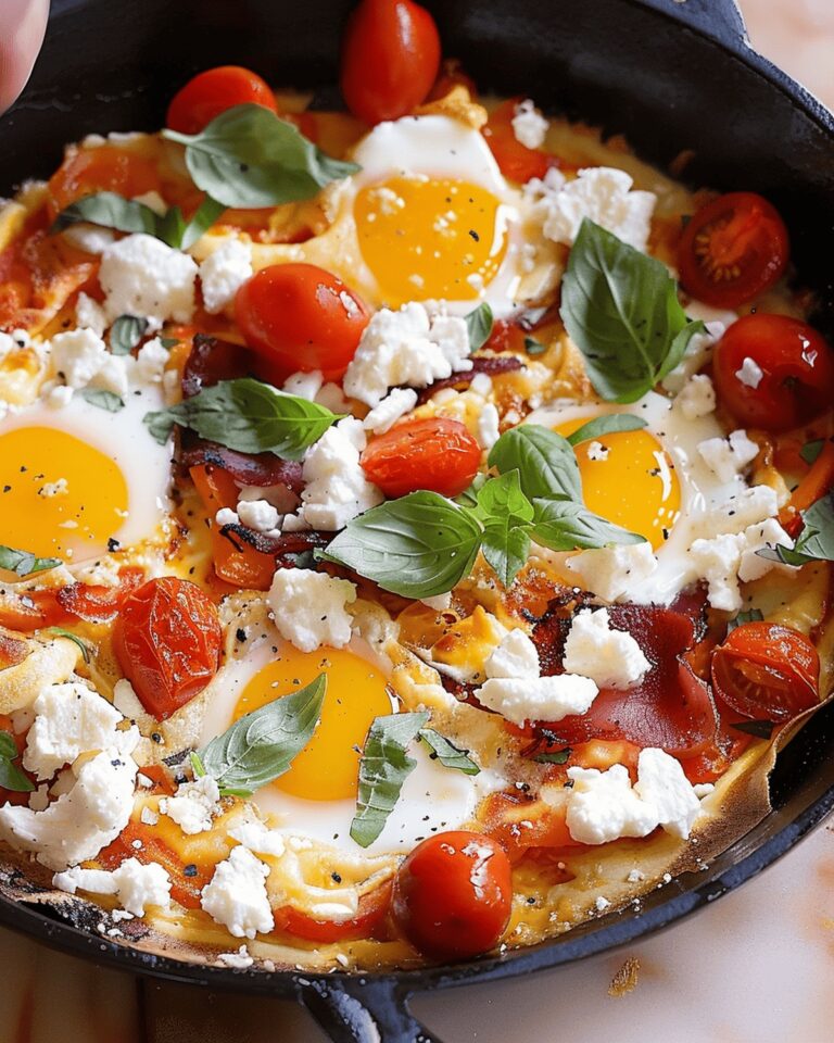 Savory Mediterranean Baked Eggs Recipe