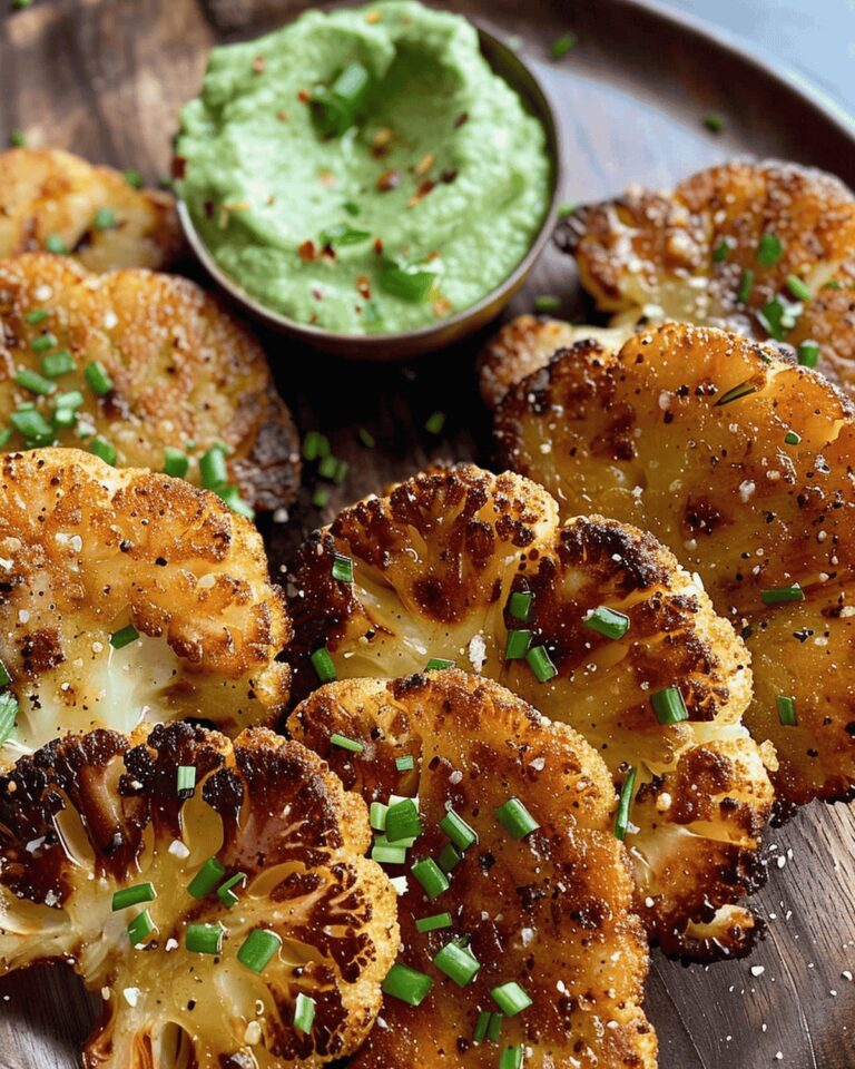 Crispy Parmesan Cauliflower Steaks Recipe