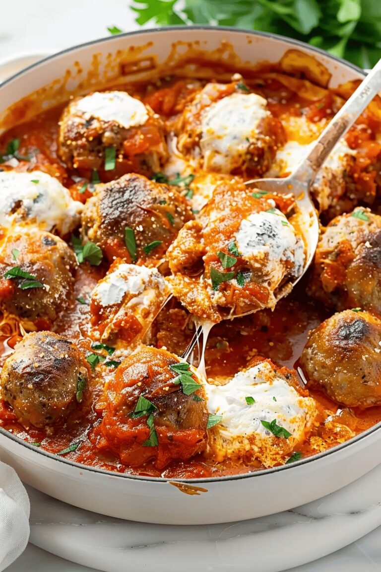 Creamy Ricotta Meatballs Recipe