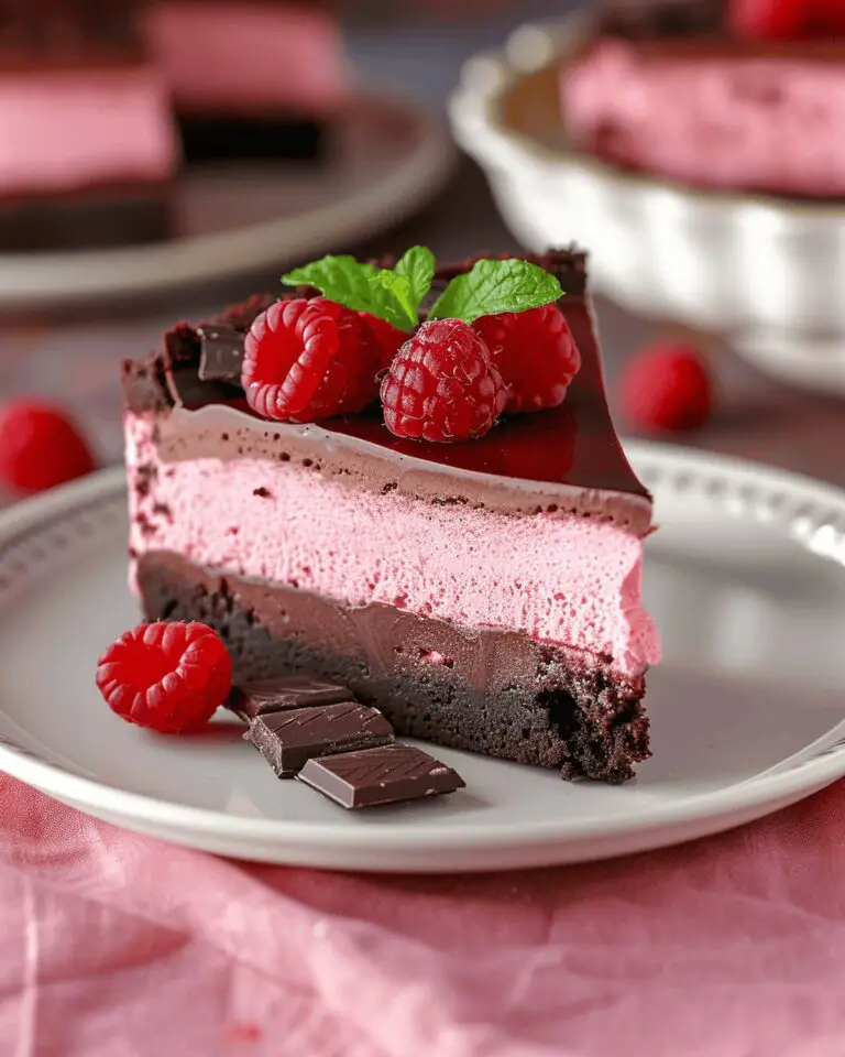 Chocolate Raspberry Mousse Cake Recipe