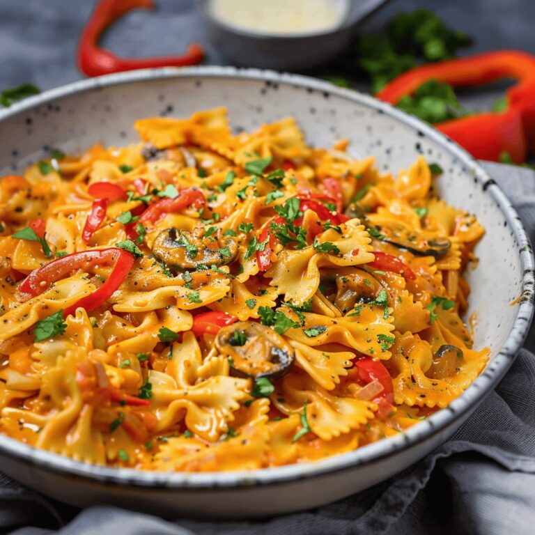 Dreamy Vegan Fajita Pasta Recipe
