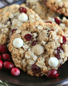 Irresistible White Chocolate Oatmeal Cranberry Cookies Recipe