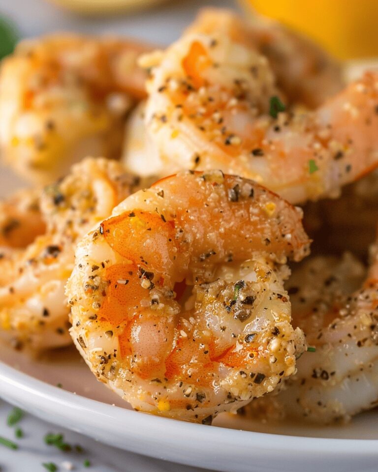Air Fryer Garlic Parmesan Shrimp Recipe