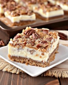 Heavenly Pecan Pie Cheesecake Bars Recipe