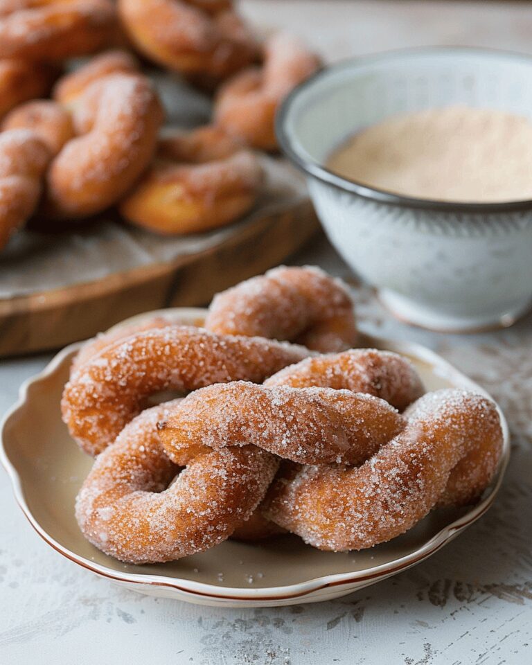 Irresistible Cinnamon Sugar Twist Doughnuts Recipe