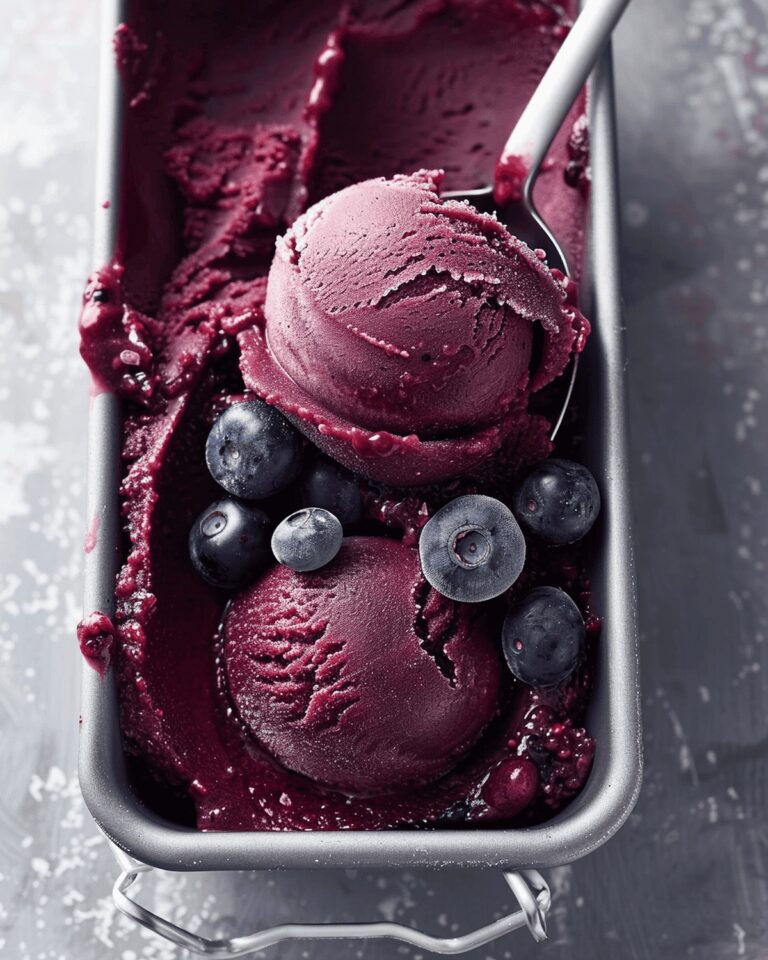 Refreshing Blueberry Ginger Sorbet Recipe