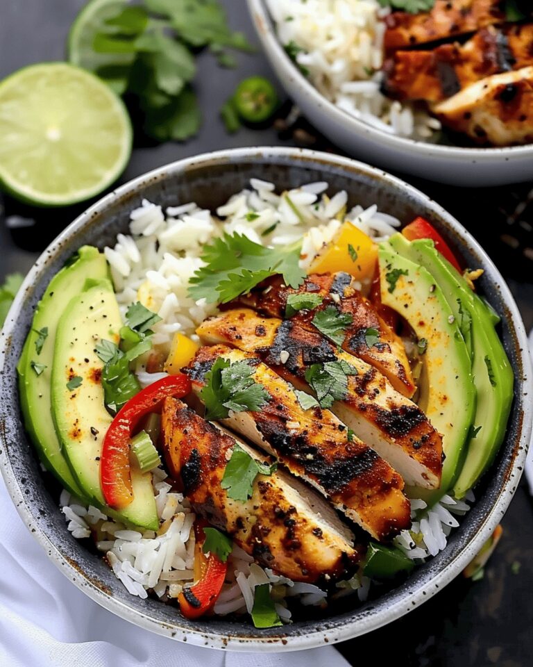 Cajun Chicken with Coriander and Lime Rice Recipe
