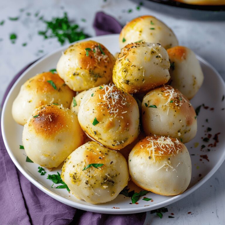 Heavenly Pesto Mozzarella Stuffed Dough Balls Recipe