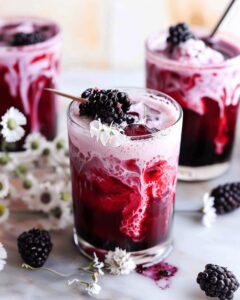 Blackberry Tea Iced Latte Recipe