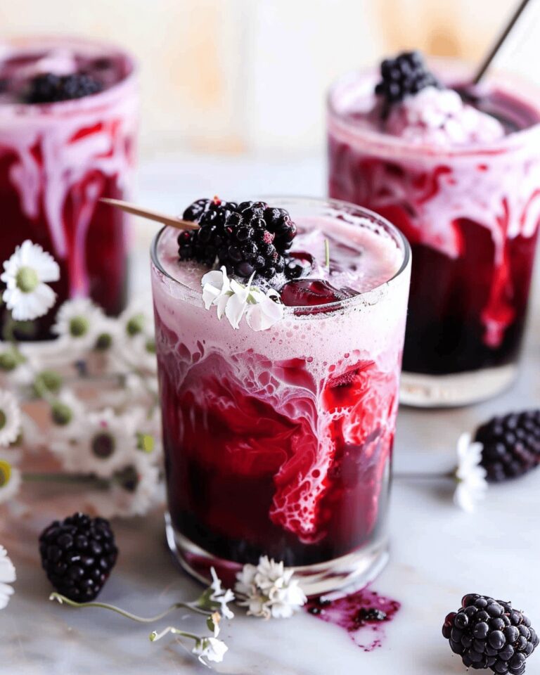 Blackberry Tea Iced Latte Recipe