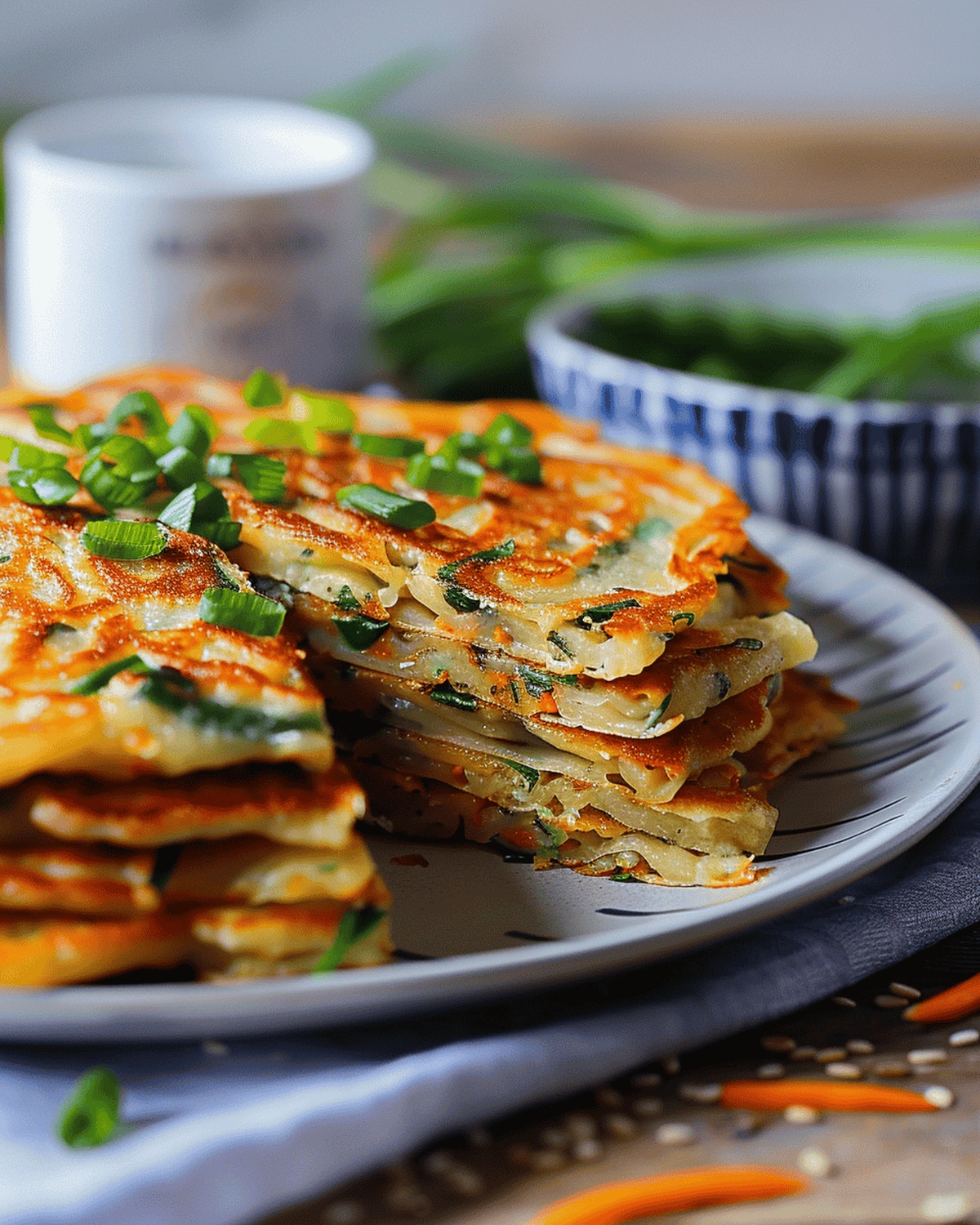 Korean Pancakes (Pajeon) Recipe