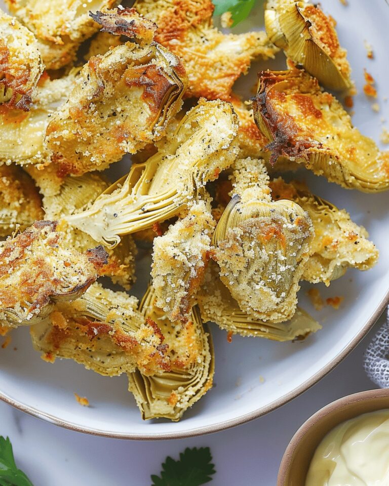 Crispy Parmesan Artichoke Hearts Recipe