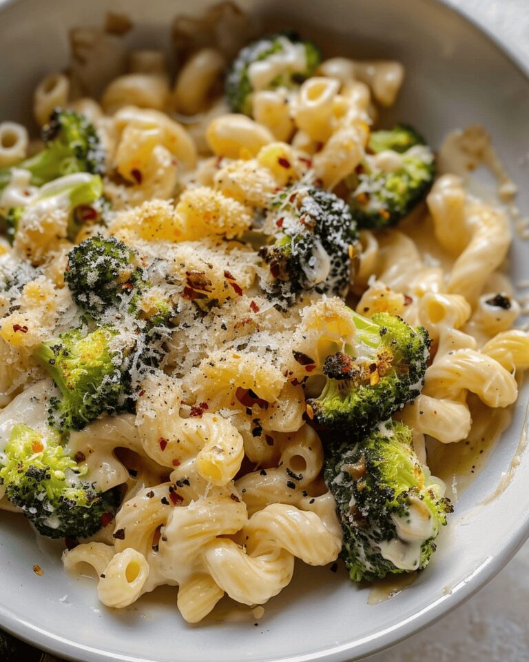 Skillet Ricotta Pasta with Roasted Broccoli Recipe