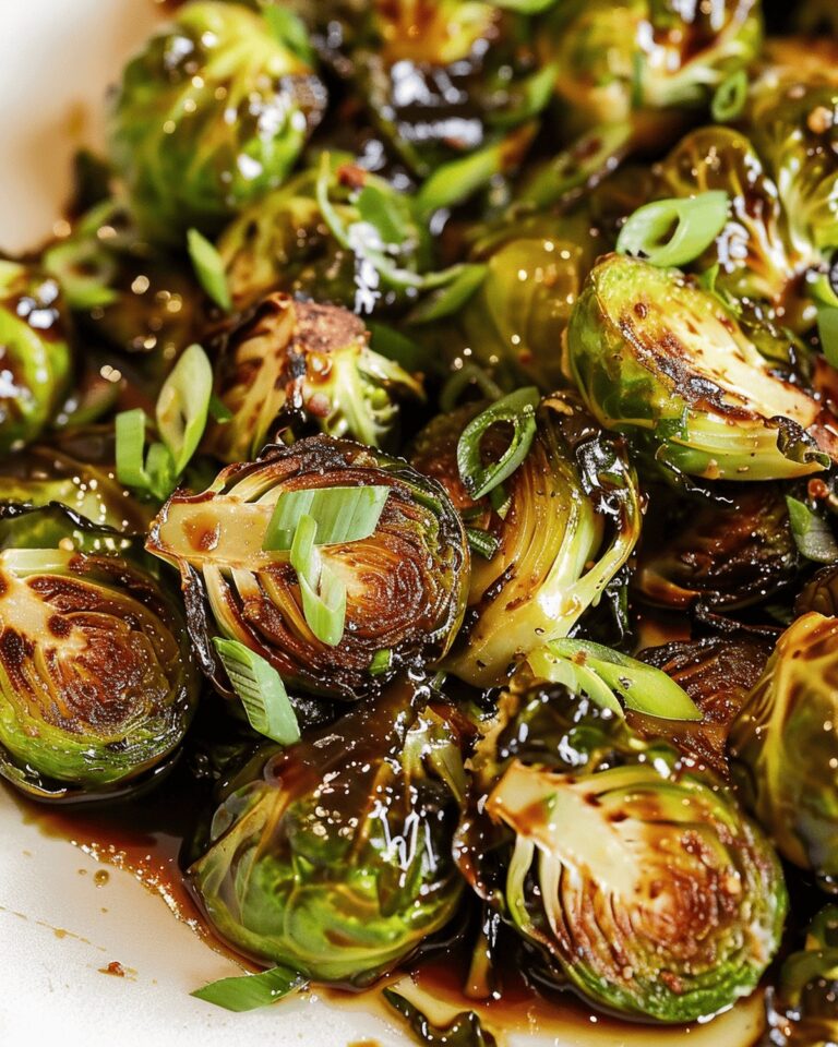 Honey Balsamic Brussels Sprouts Recipe