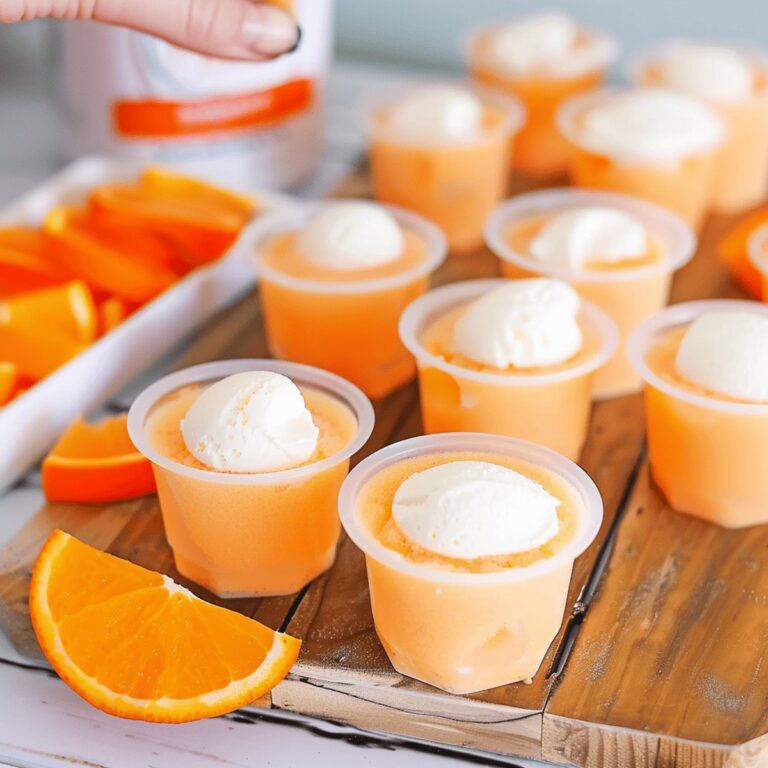 Refreshing Orange Creamsicle Jello Shots Recipe