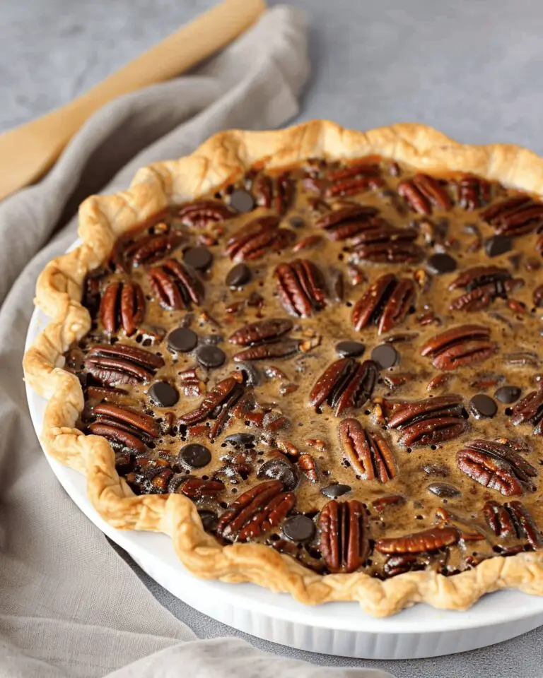 Toffee Chocolate Pecan Pie Recipe