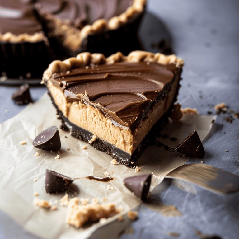 Creamy Frozen Peanut Butter Cup Pie Recipe